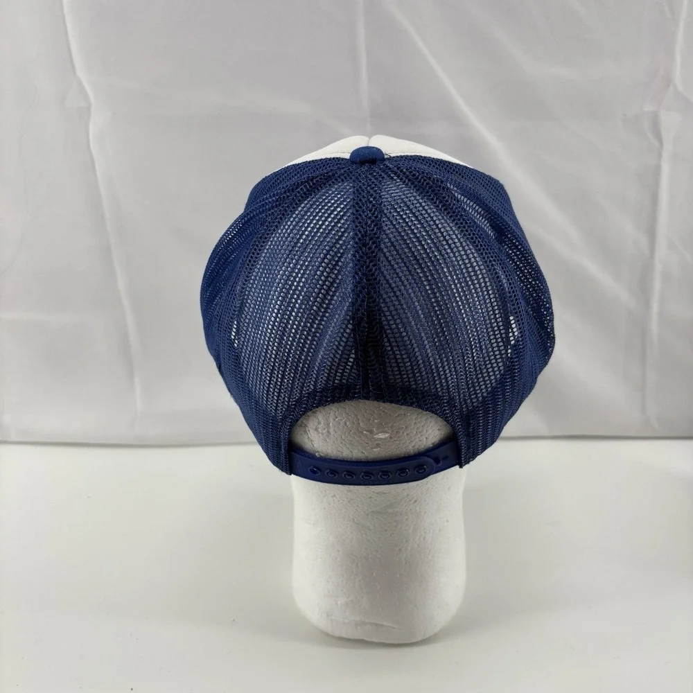 VTG Blue & White Seafair Special People's Christmas Cruise Trucker Hat One Size